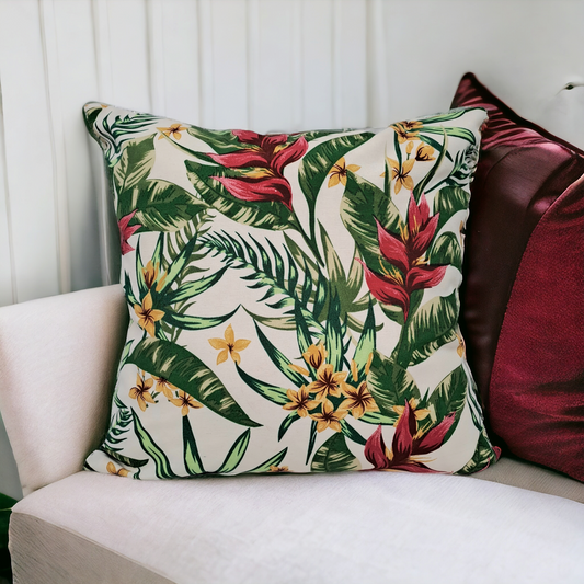 Scatter Cushion Tropical Flowers